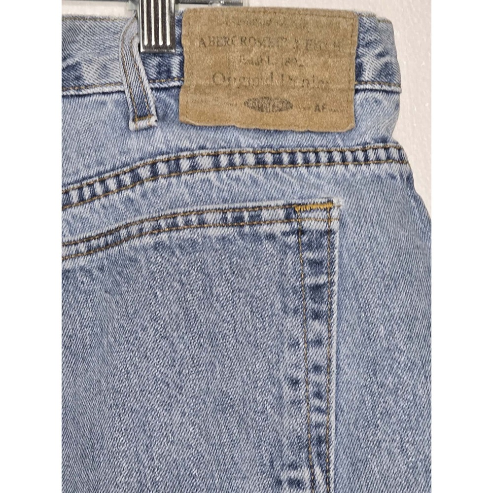 Abercrombie & Fitch Denim Shorts Sz 38β GUC Vintage Y2K Streetwear - Picture 5 of 5